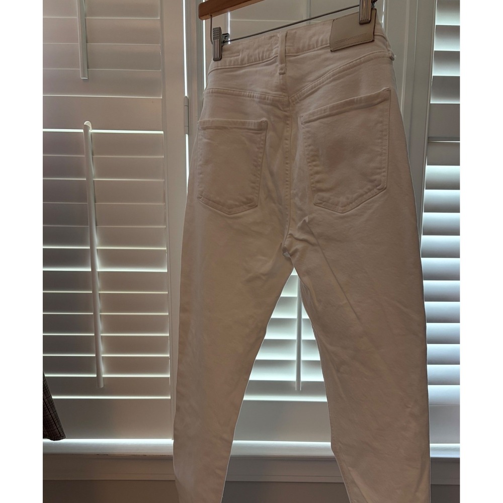 Citizens of Humanity Isola High Rise Cropped Jeans White Size 27 2081-1542